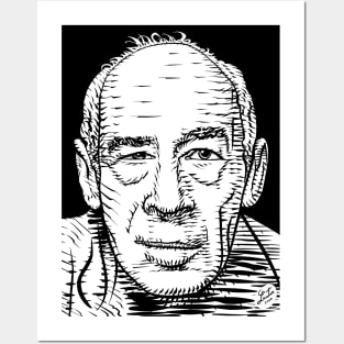 HENRY MILLER ink portrait Posters and Art